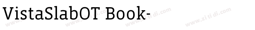 VistaSlabOT Book字体转换